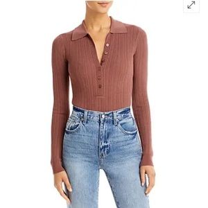 Wayf Polo Collar Bodysuit